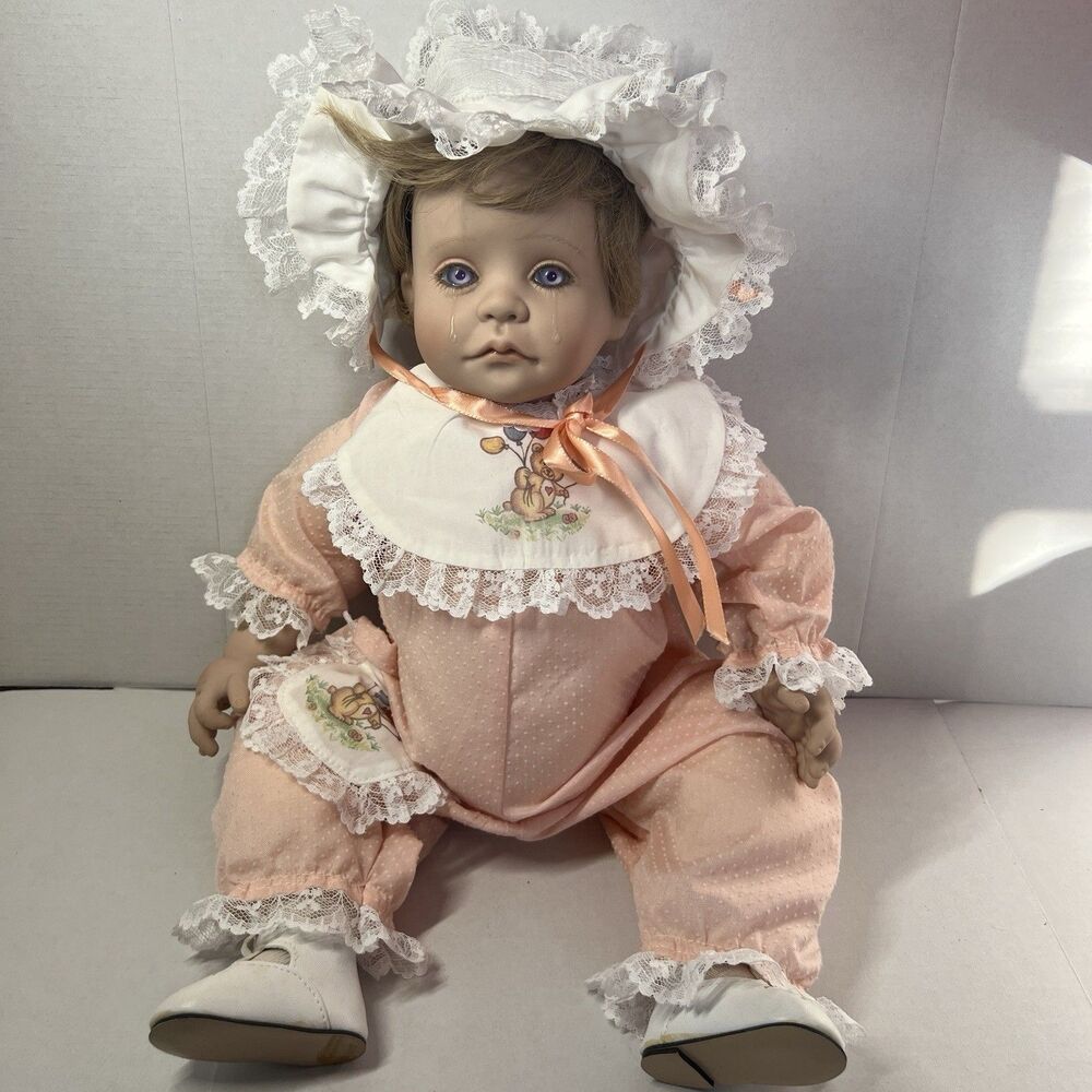 1991 Marci Cohen Royal Vienna SIGNED Soft Vinyl Crying Baby Doll #1517